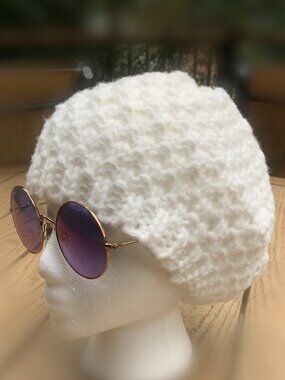 Britt's Knits Moss Stitch Knit Beanie Hat  NWOT